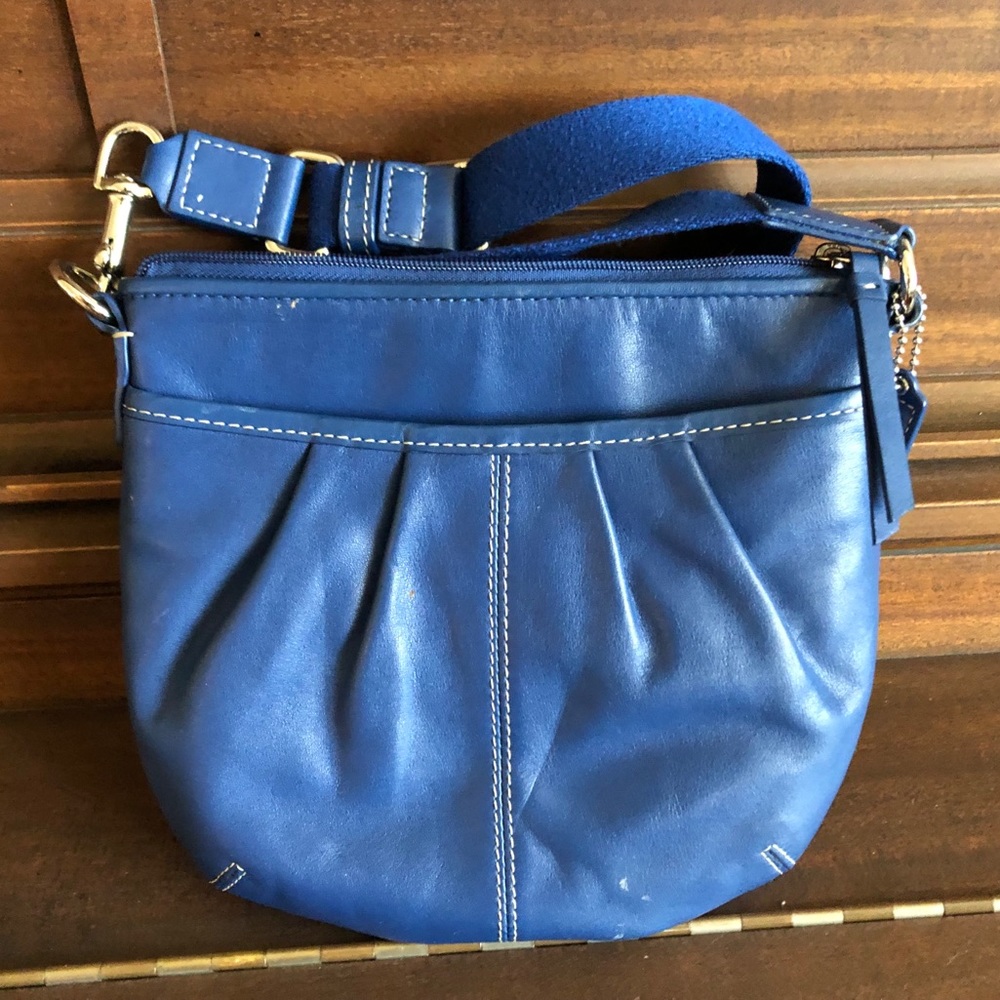 Coach cross body bag - blue